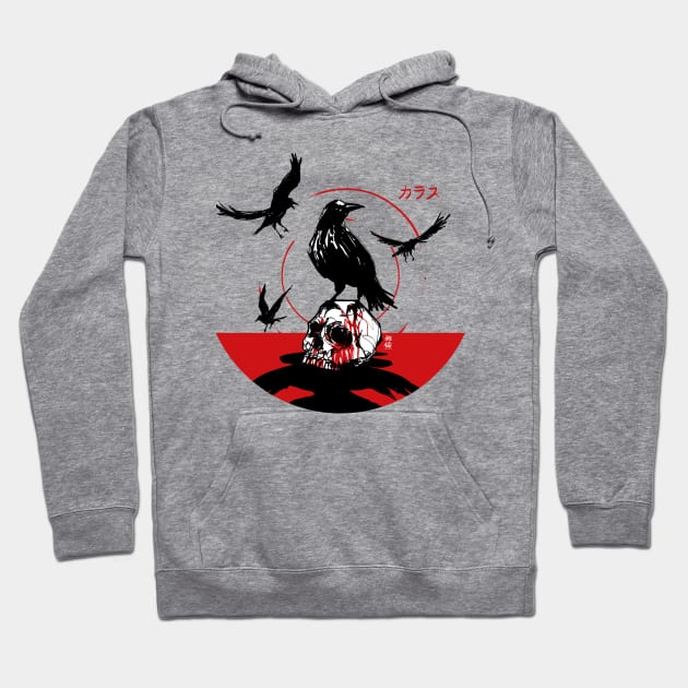 Murder Crows Hoodie by Habuza